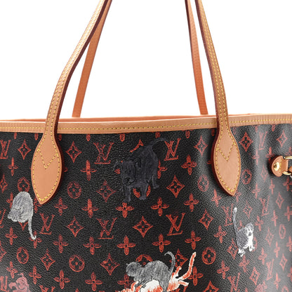 Louis Vuitton Catogram Neverfull MM Marron 9 of 11