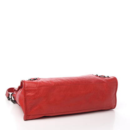 Balenciaga Agneau Classic Hardware City Rouge Coquelicot 3 of 9