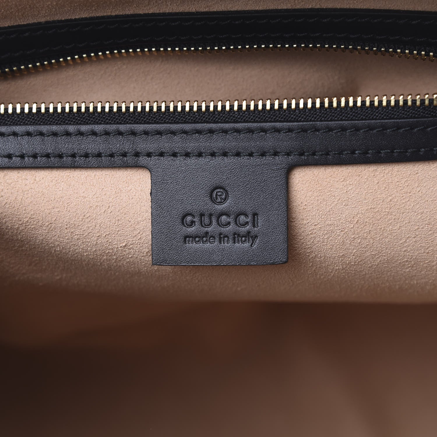 Gucci Suede Patent GG Web Medium Ophidia Top Handle Dome Bag Black 6 of 12