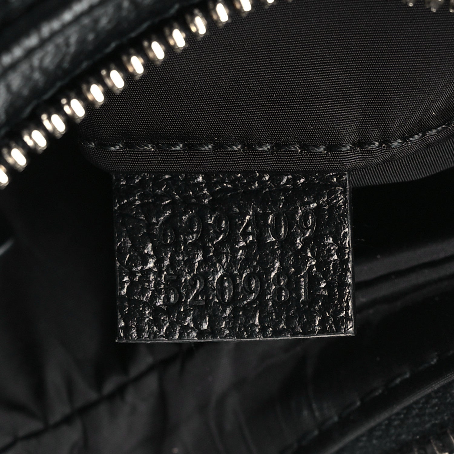 Gucci GG Supreme Monogram Textured Calfskin Web Small Attache Shoulder Bag Black 7 of 10