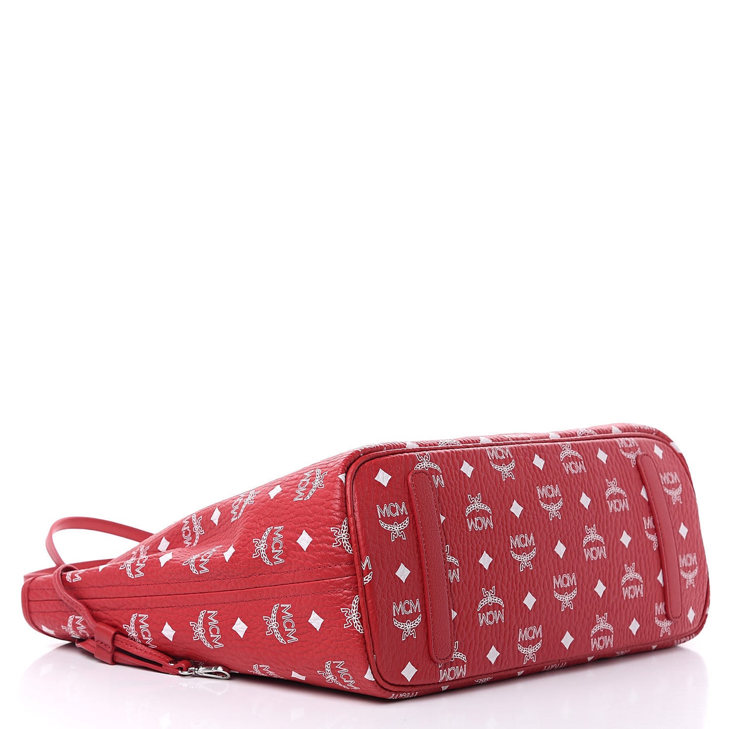 Visetos Medium Reversible Shopper Tote Ruby Red
