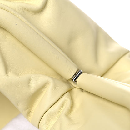 Bottega Veneta Smooth Butter Calf The Pouch Oversized Clutch Ice Cream 11 of 11
