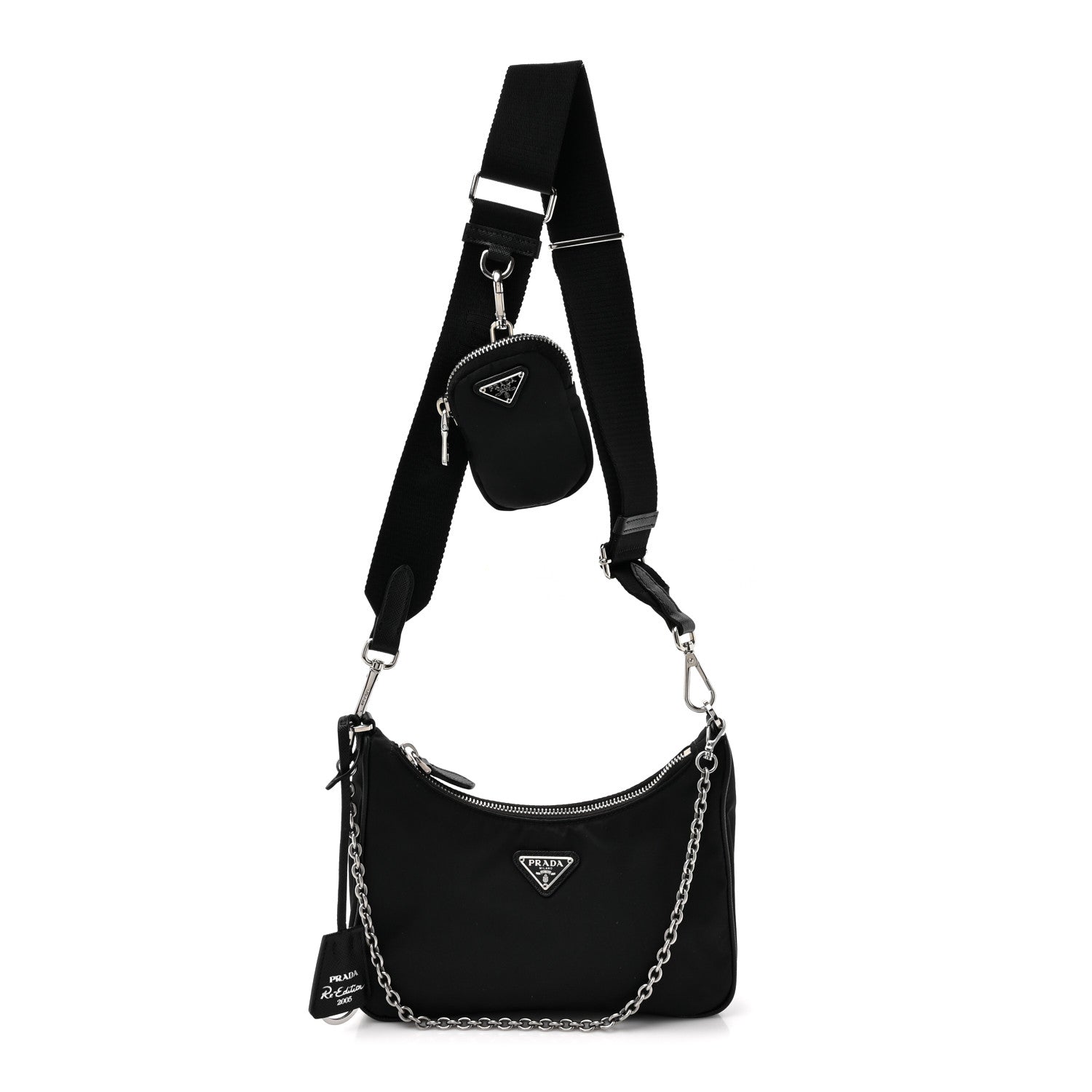 Prada Nylon Re-Edition 2005 Shoulder Bag Black 1 of 12