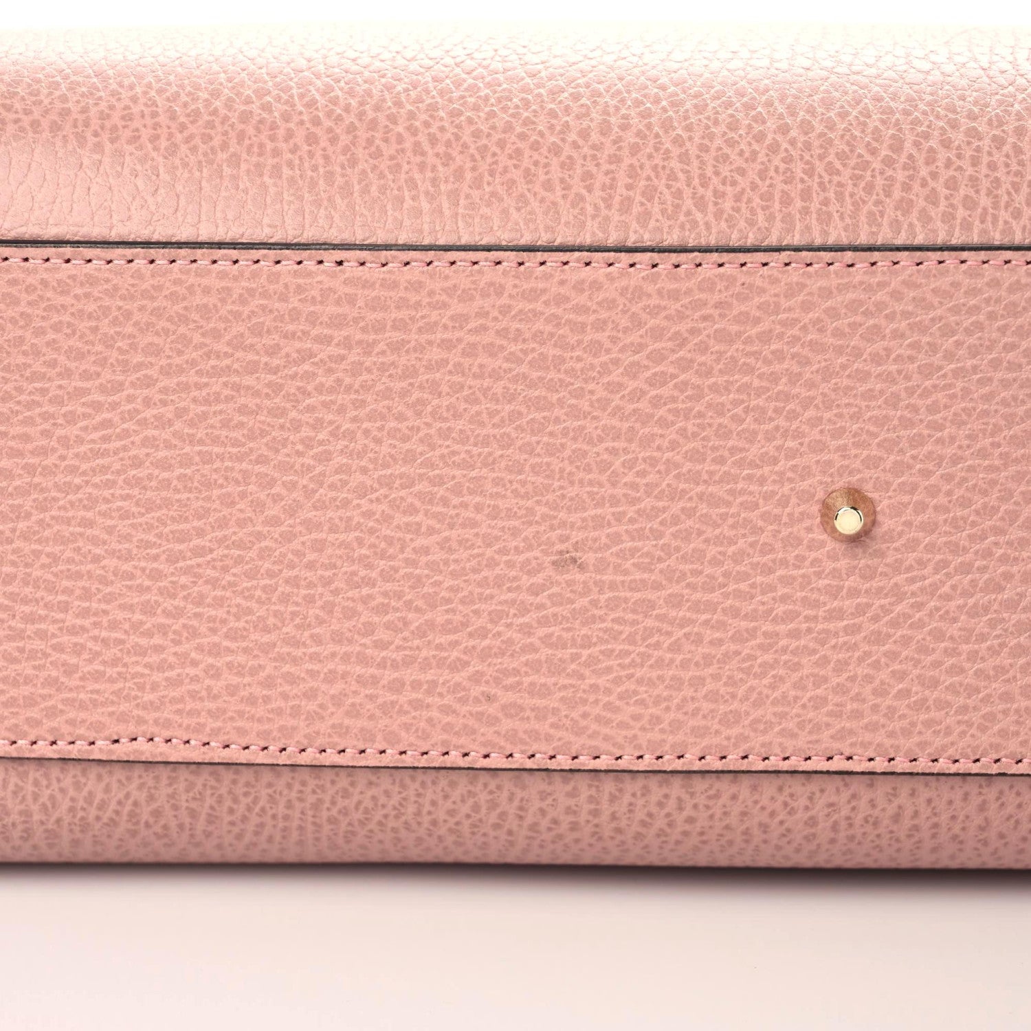 Gucci Dollar Calfskin Medium Interlocking G Top Handle Shoulder Bag Soft Pink 10 of 15