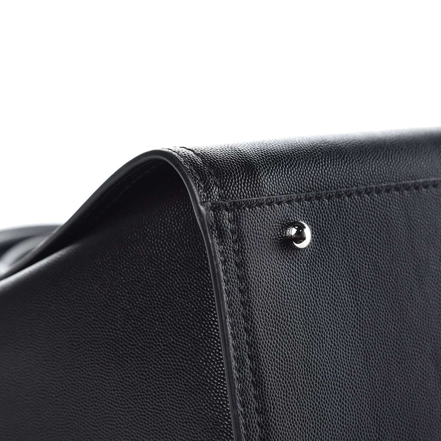 Caviar Small Studded Deauville Tote Black