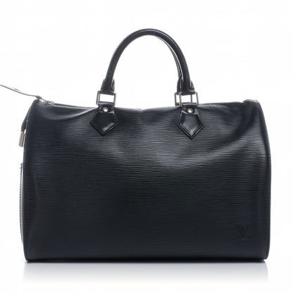 Louis Vuitton Epi Speedy 30 Black 1 of 8