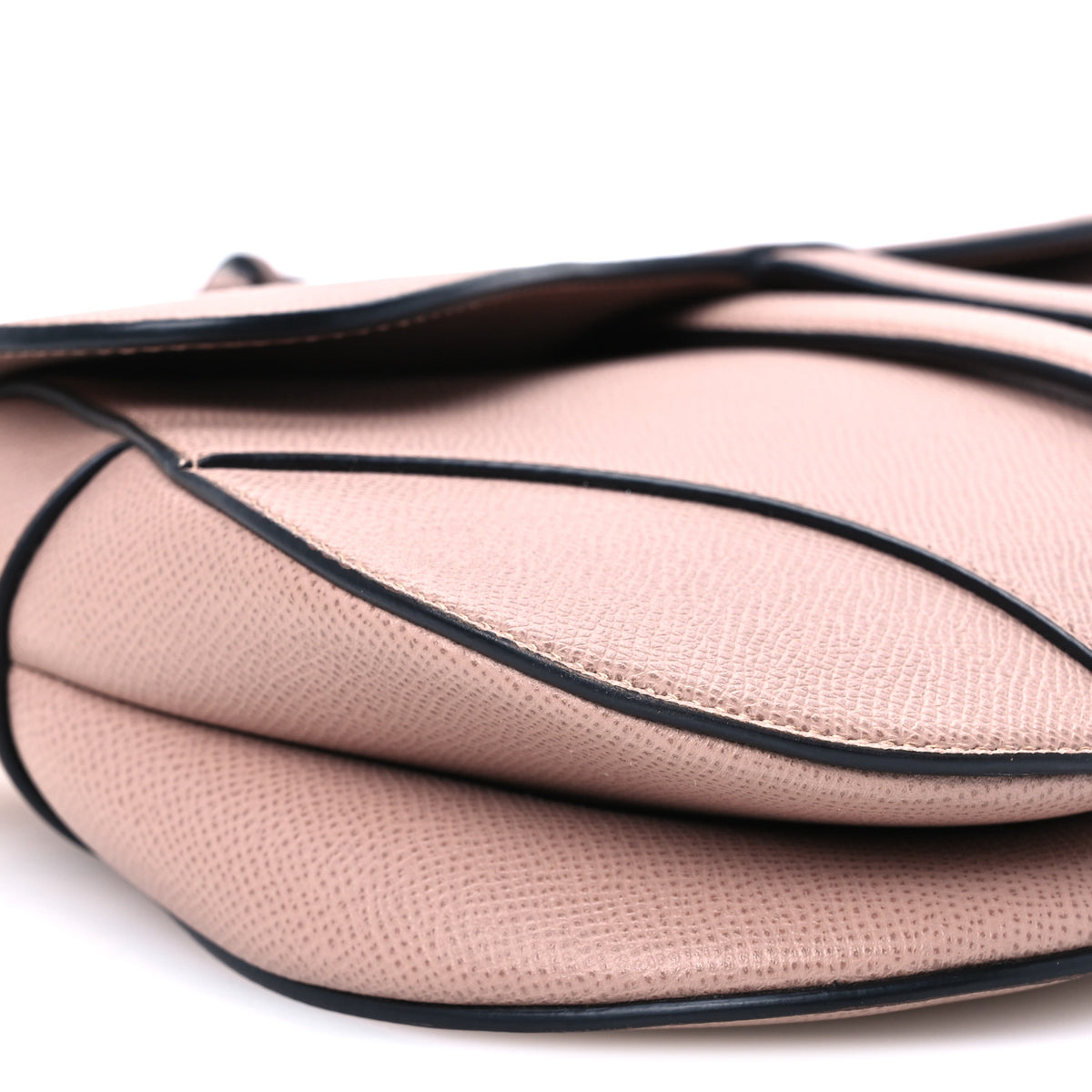 Grained Calfskin Saddle Bag With Strap Fard