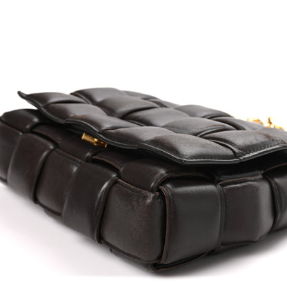 Bottega Veneta Lambskin Maxi Intreccio Padded Chain Cassette Crossbody Bag Fondant 9 of 10