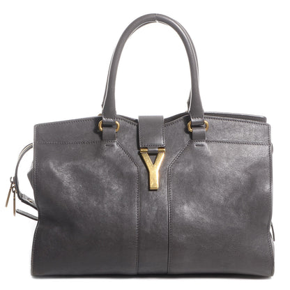 Saint Laurent Sheepskin Medium Cabas ChYc Light Seppia 1 of 10