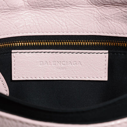Balenciaga Agneau Giant 12 Gold Hardware Envelope Clutch Rose Poudre 15 of 18