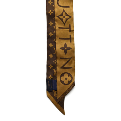 Louis Vuitton Silk Monogram Infinity BB Bandeau Brown 2 of 8