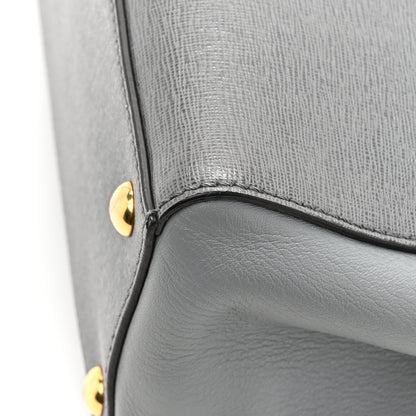 Fendi Vitello Elite Petite 2Jours Tote Grigio Grigio Chiaro 16 of 16