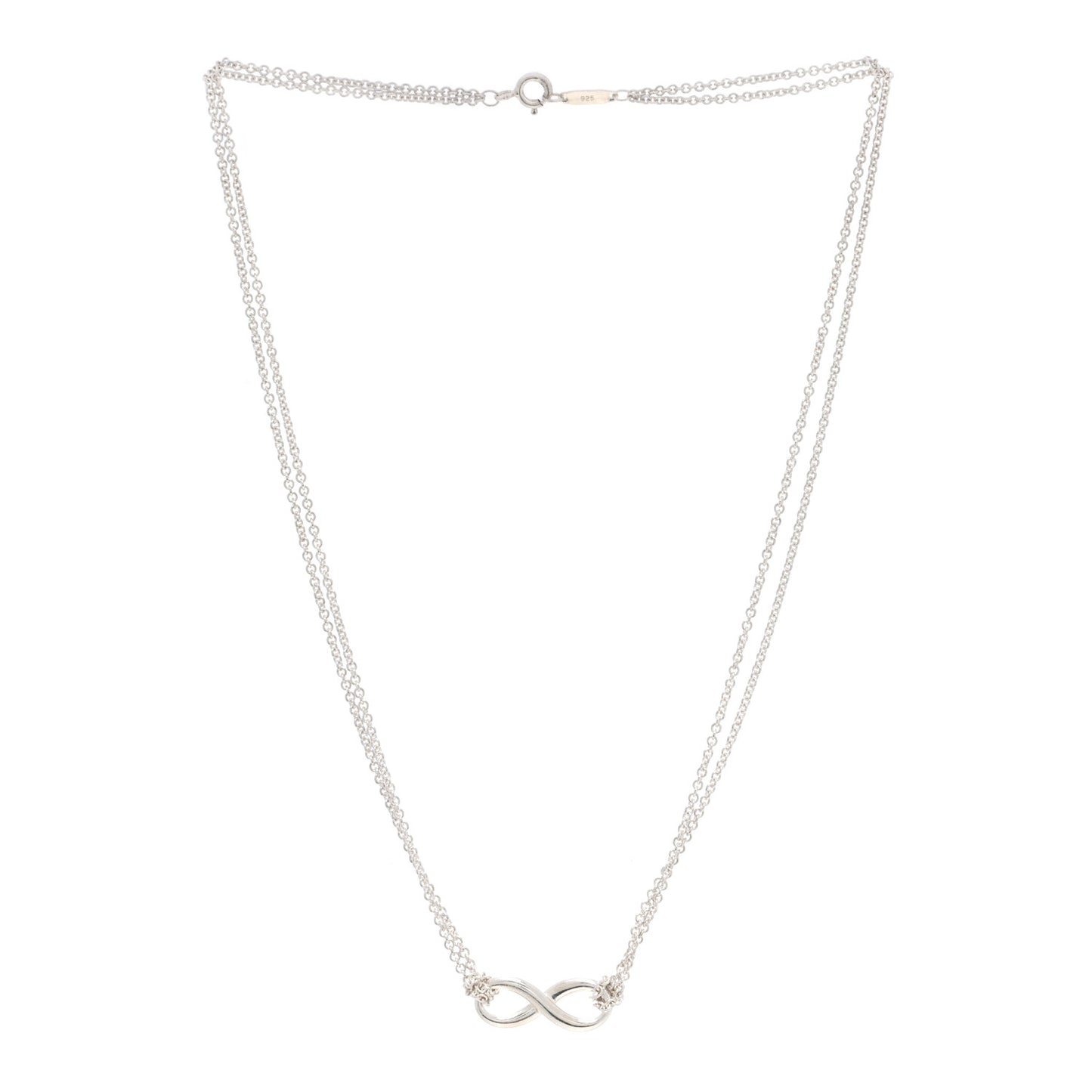 Sterling Silver Infinity Pendant Necklace