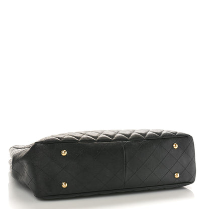 Chanel Caviar Quilted Large Shopping Tote Black 4 of 14