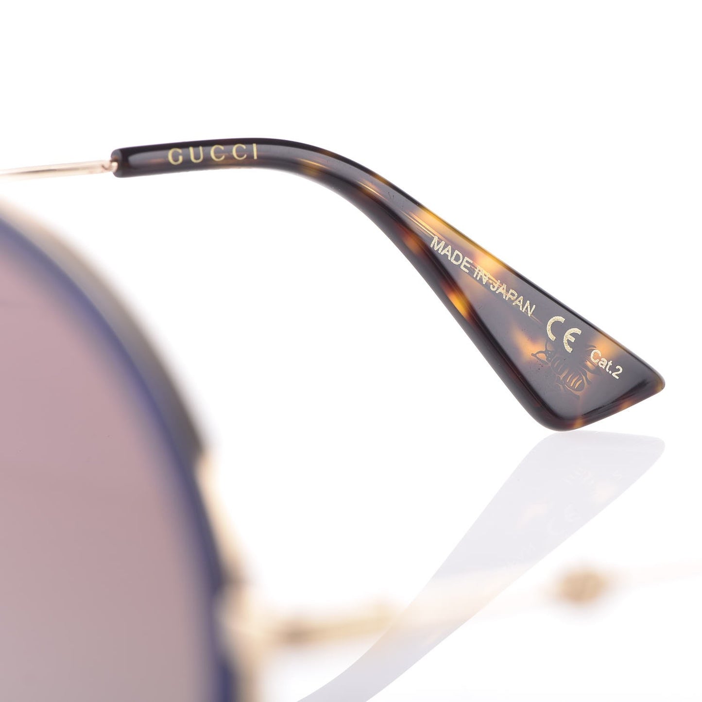 Round Sunglasses GG 0061S Blue