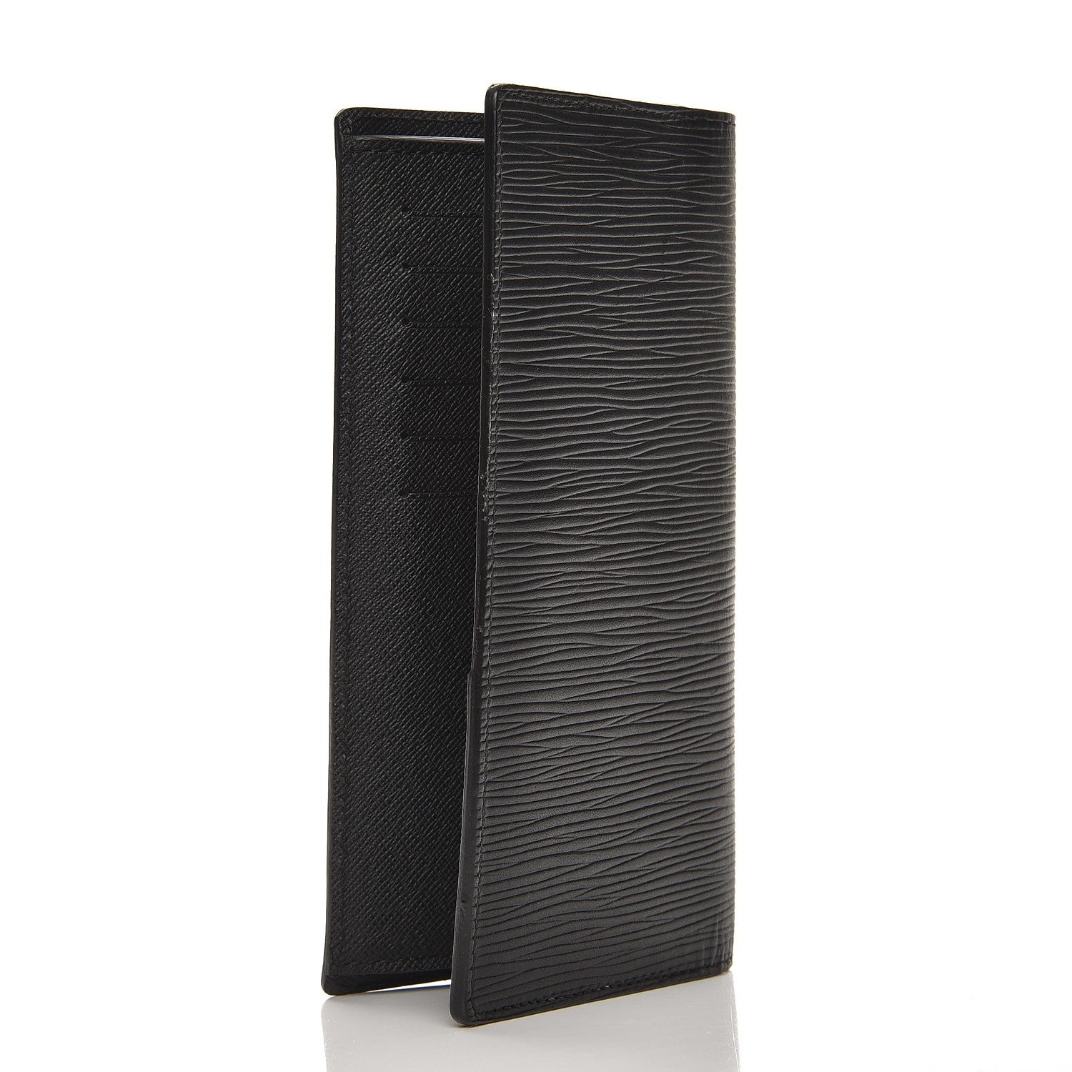 Louis Vuitton Epi Brazza Wallet Black 3 of 10