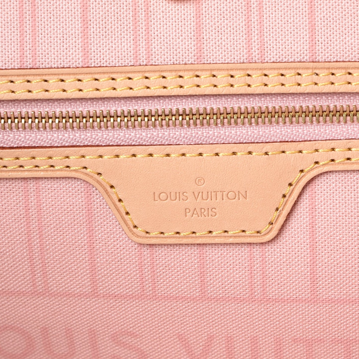 Damier Azur Neo Neverfull MM Rose Ballerine