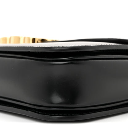 Celine Shiny Calfskin Medium Triomphe Black 9 of 10