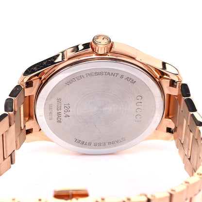 Gucci Stainless Steel 38mm G-Timeless Diamante Quartz Watch Rose 4 of 5