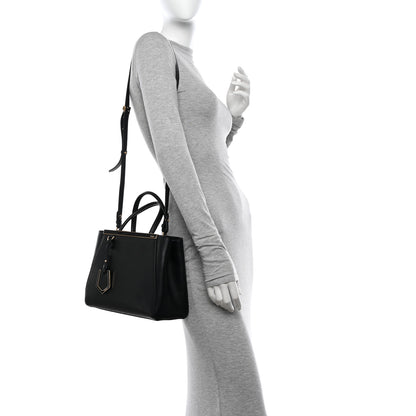 Fendi Vitello Elite Petite 2Jours Tote Black 2 of 11