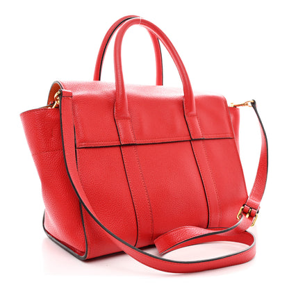 Mulberry Classic Grain Small Bayswater Satchel Scarlet Red 3 of 12