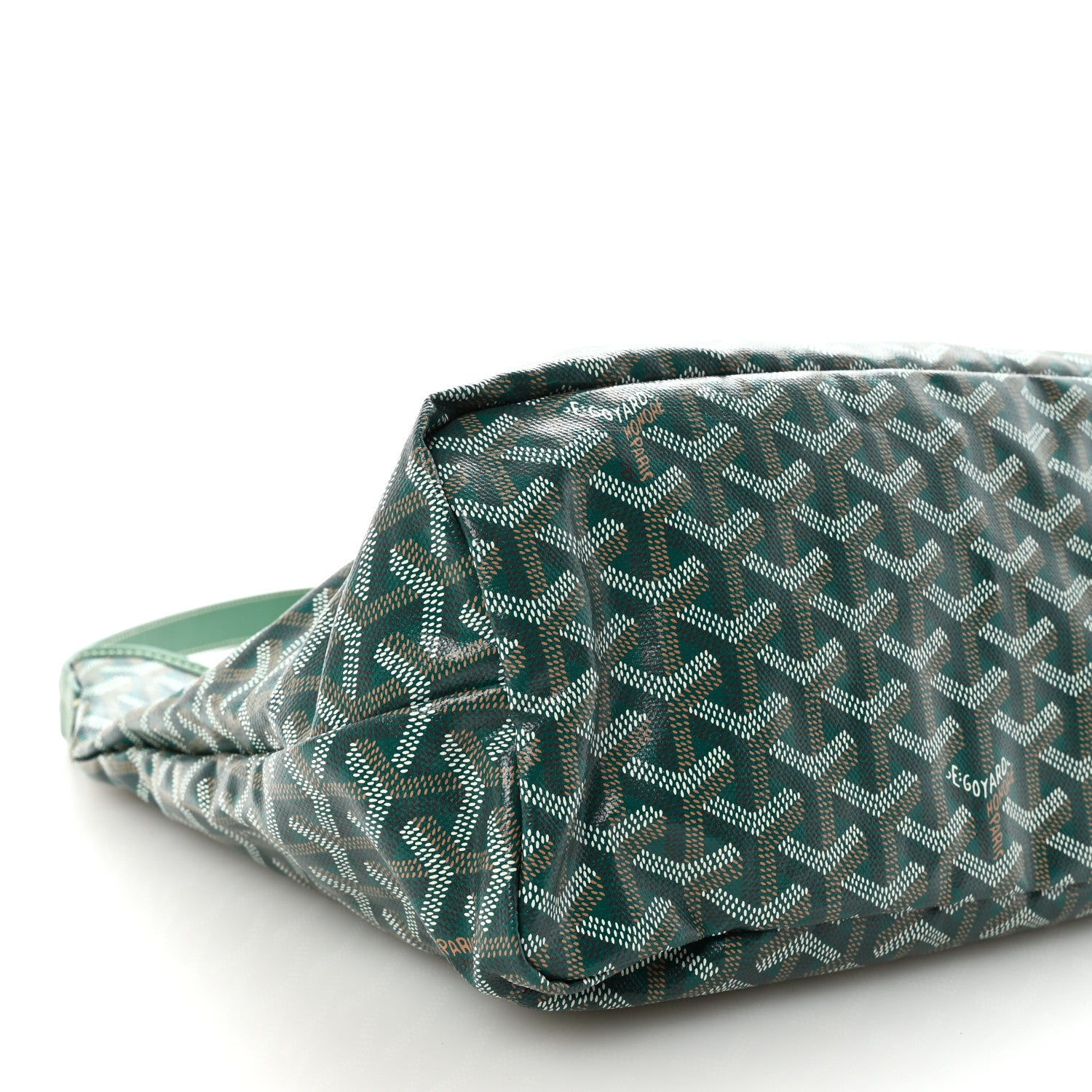 Goyard Goyardine Coeur Boheme Hobo Green 8 of 9
