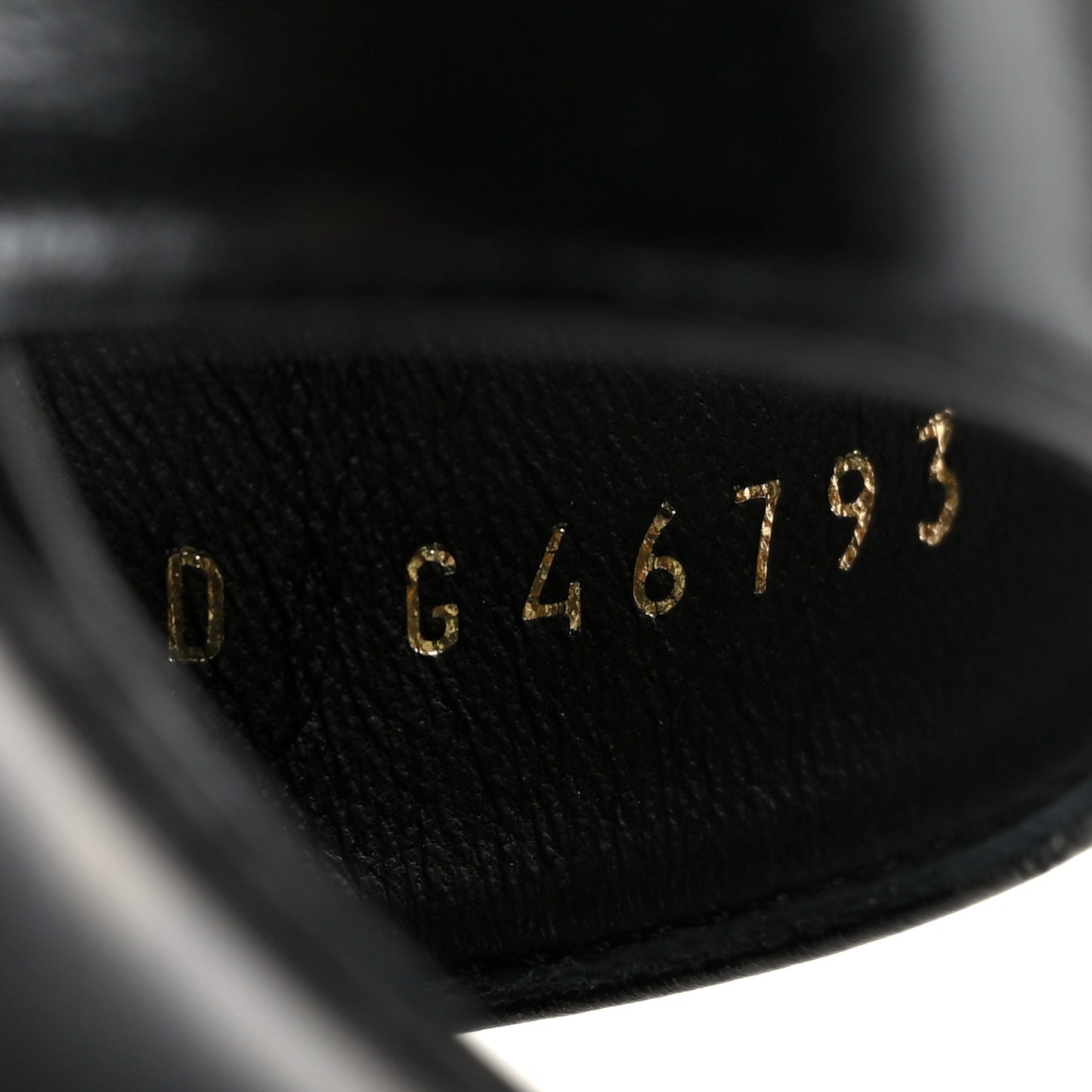 Shiny Calfskin CC Sandals 37 Black