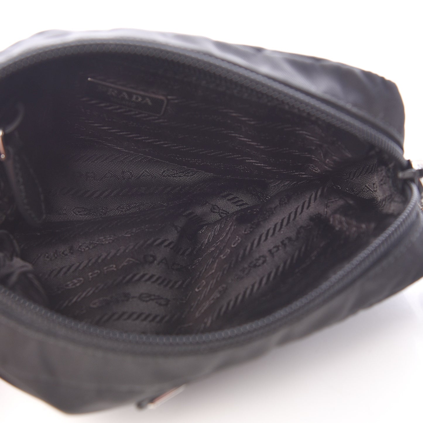 Tessuto Nylon Clutch Wristlet Black