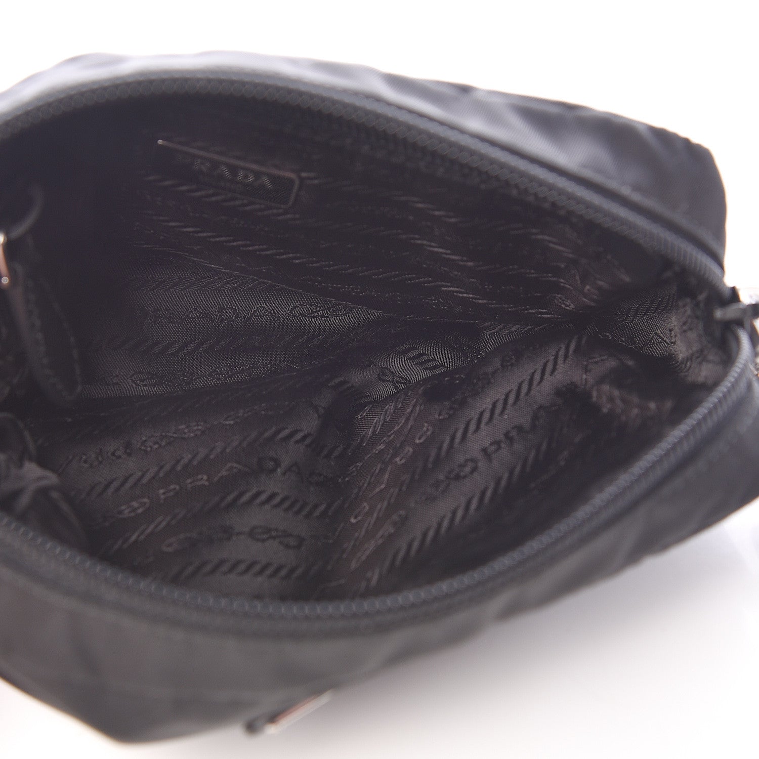 Prada Tessuto Nylon Clutch Wristlet Black 5 of 10