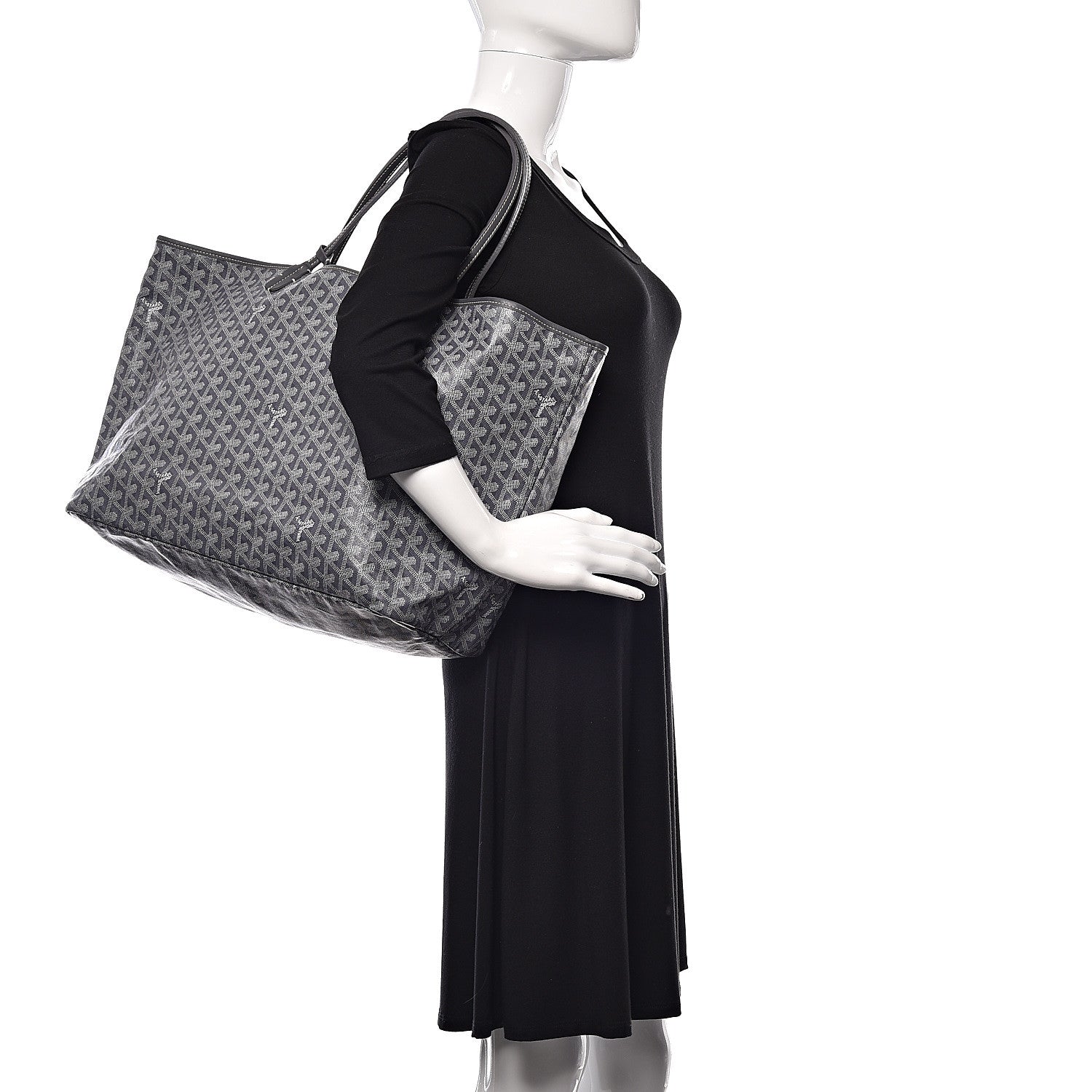 Goyard Goyardine Saint Louis GM Grey 2 of 16