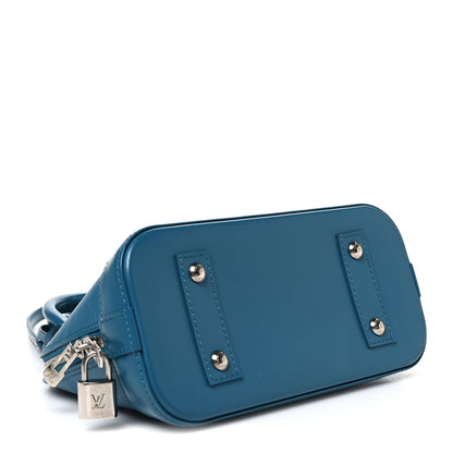 Louis Vuitton Epi Alma BB Cyan 3 of 9