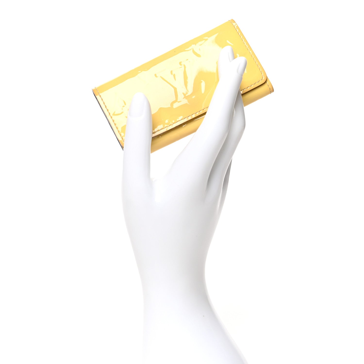 Louis Vuitton Vernis Multicles 4 Key Holder Citrine 2 of 8