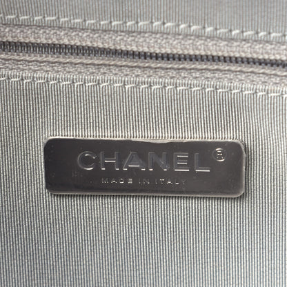 Chanel Metallic Caviar Small Coco Curve Vanity Bag Silver 6 of 9