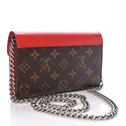 Louis Vuitton Monogram Tribal Mask Chain Wallet Rouge 3 of 8