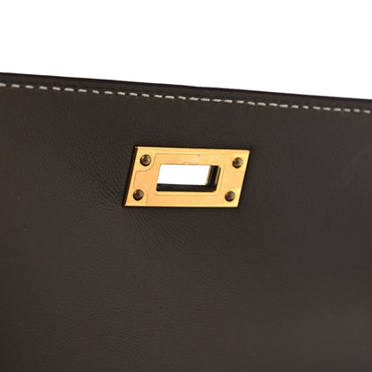 Hermes Madame Calfskin Kelly Elan Etoupe 12 of 12