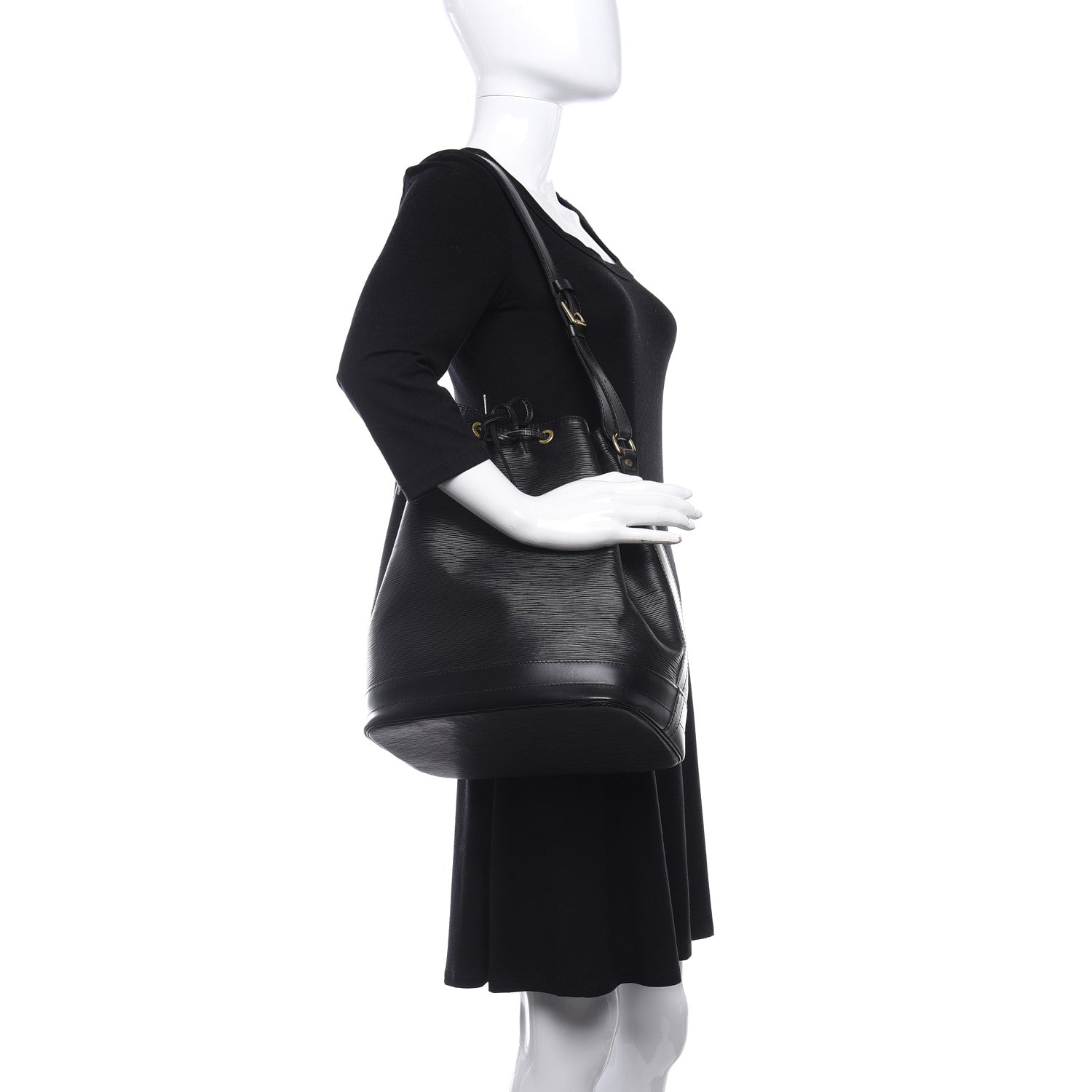 Louis Vuitton Epi Noe Black 2 of 8