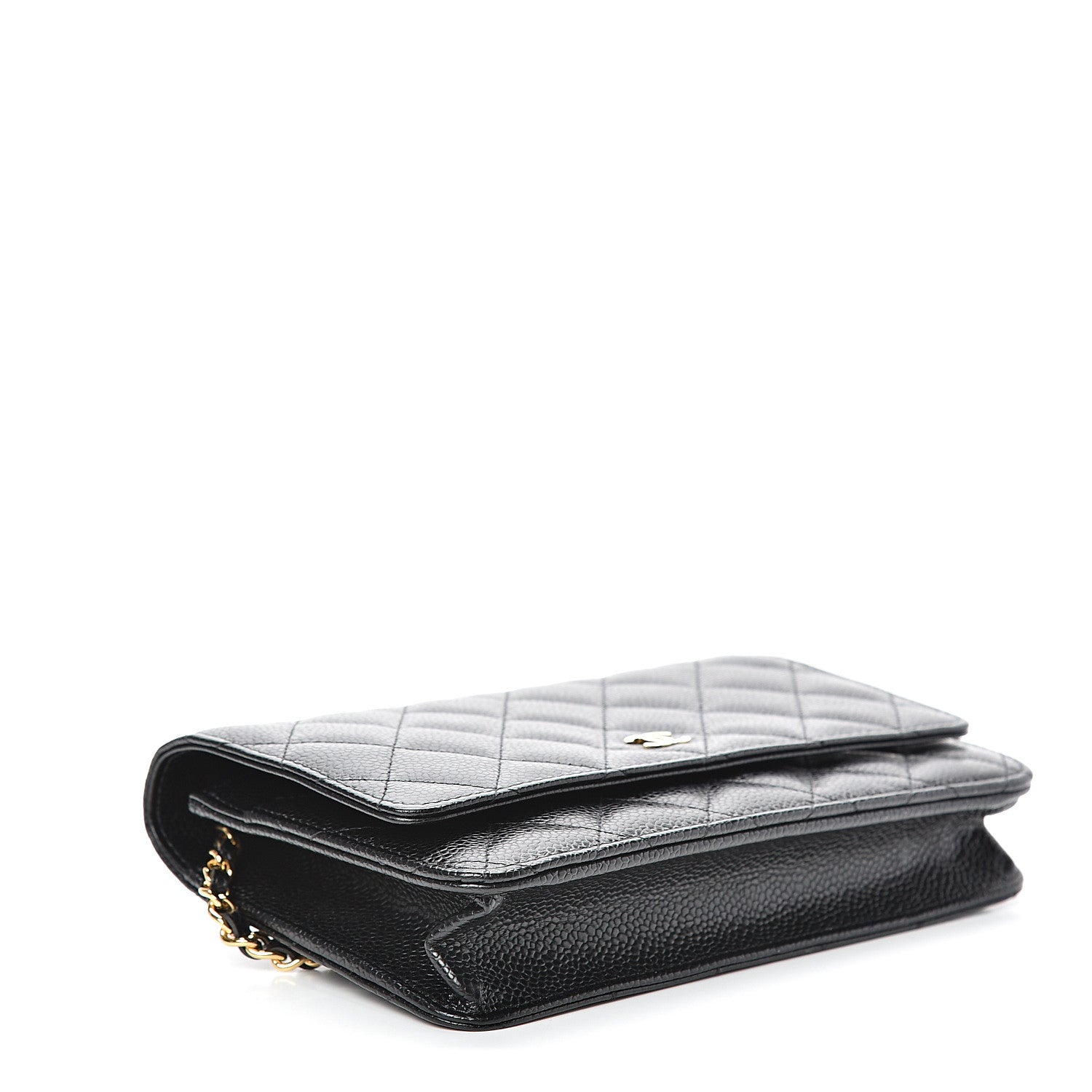 Chanel Caviar Quilted Wallet On Chain WOC Black 3 of 12