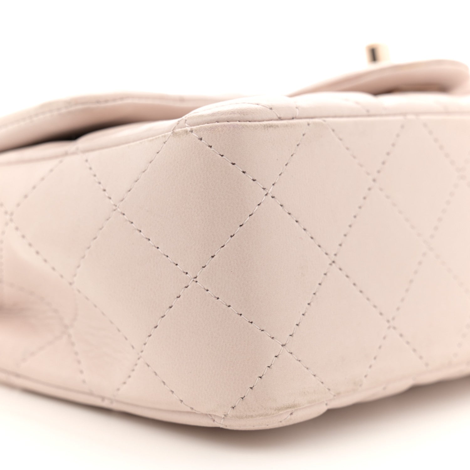 Chanel Lambskin Quilted Mini Rectangular Flap Light Pink 9 of 13