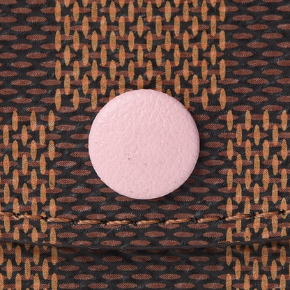 Louis Vuitton Damier Ebene Rosalie Coin Purse Rose Ballerine 8 of 9