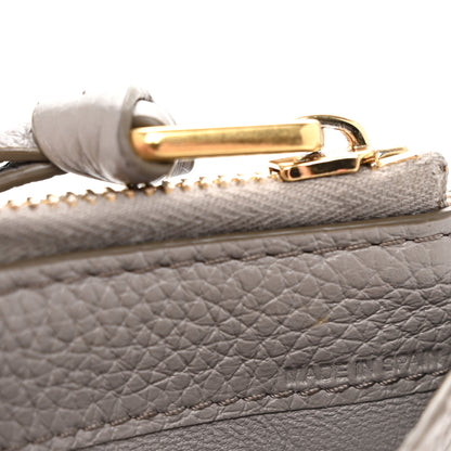 Chloe Grained Calfskin Medium Marcie Zip Card Holder Cashmere Grey 8 of 11