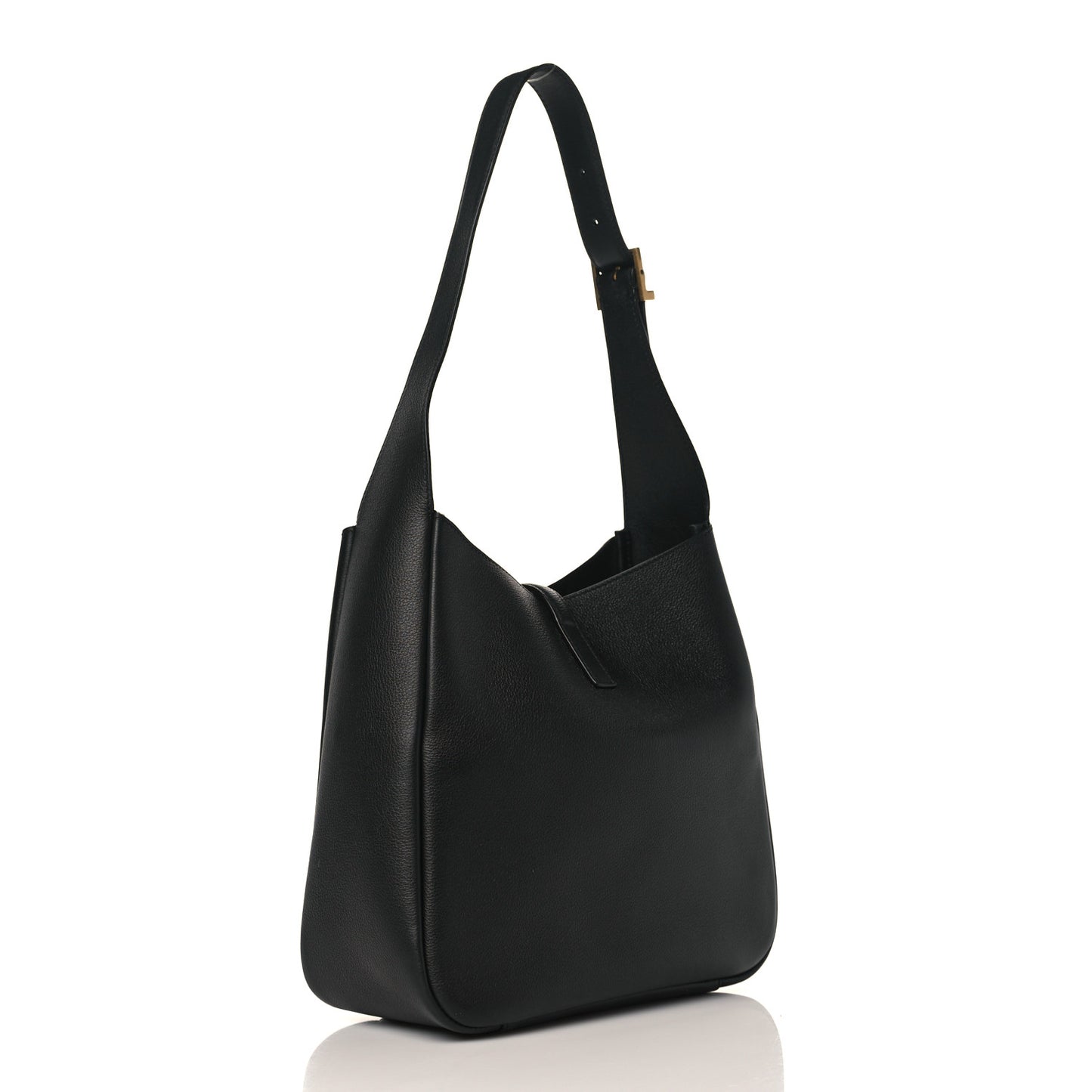Smooth Calfskin Small Le 5 A 7 Soft Hobo Black