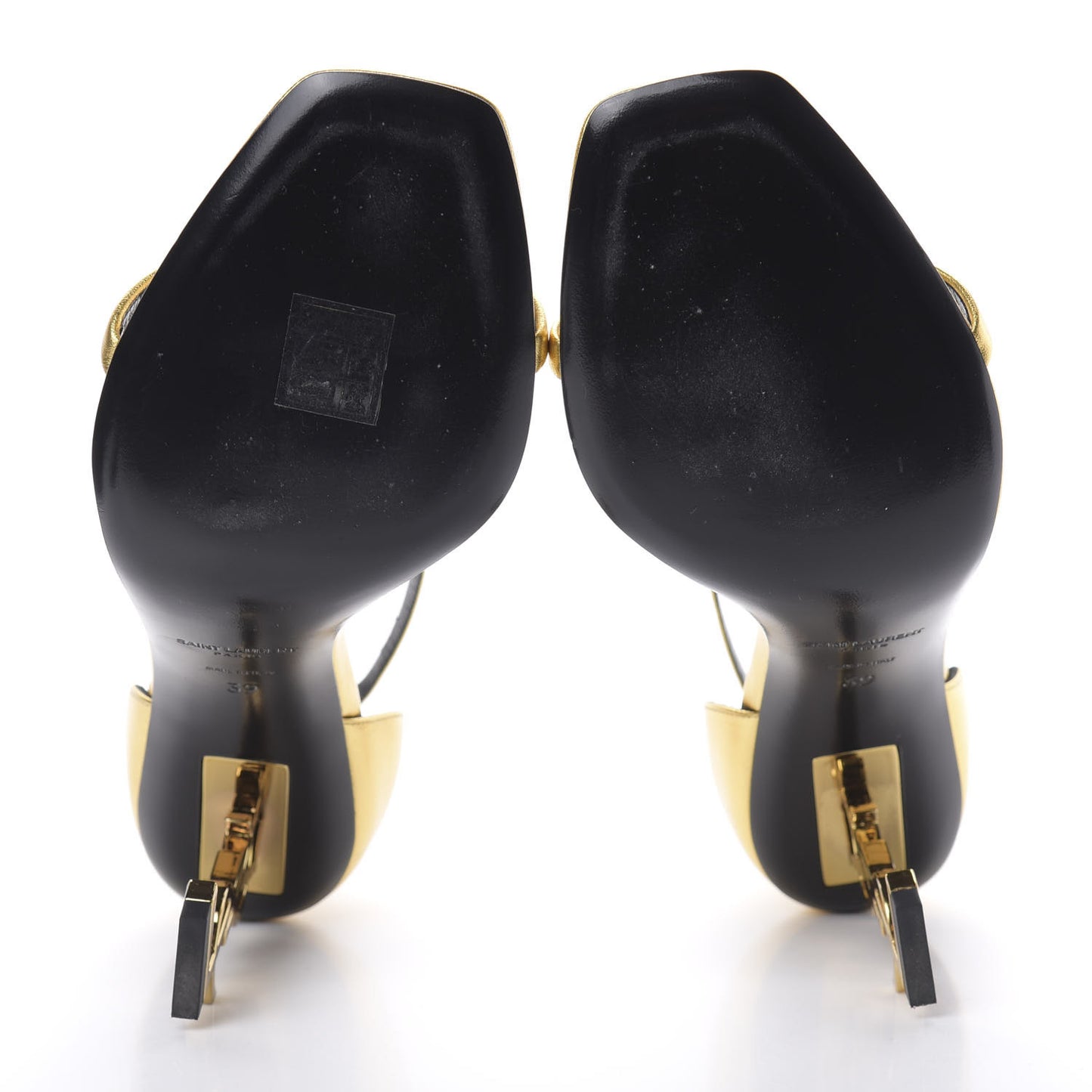 Calfskin Opyum Sandals 39 Oro