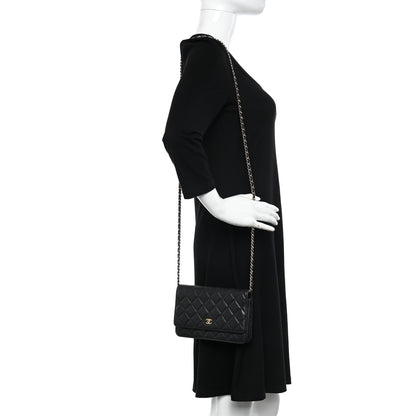 Chanel Caviar Quilted Wallet on Chain WOC Black 3 of 15