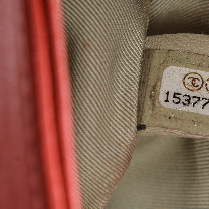 Chanel Washed Lambskin Mini Chain Around Messenger Red 7 of 9