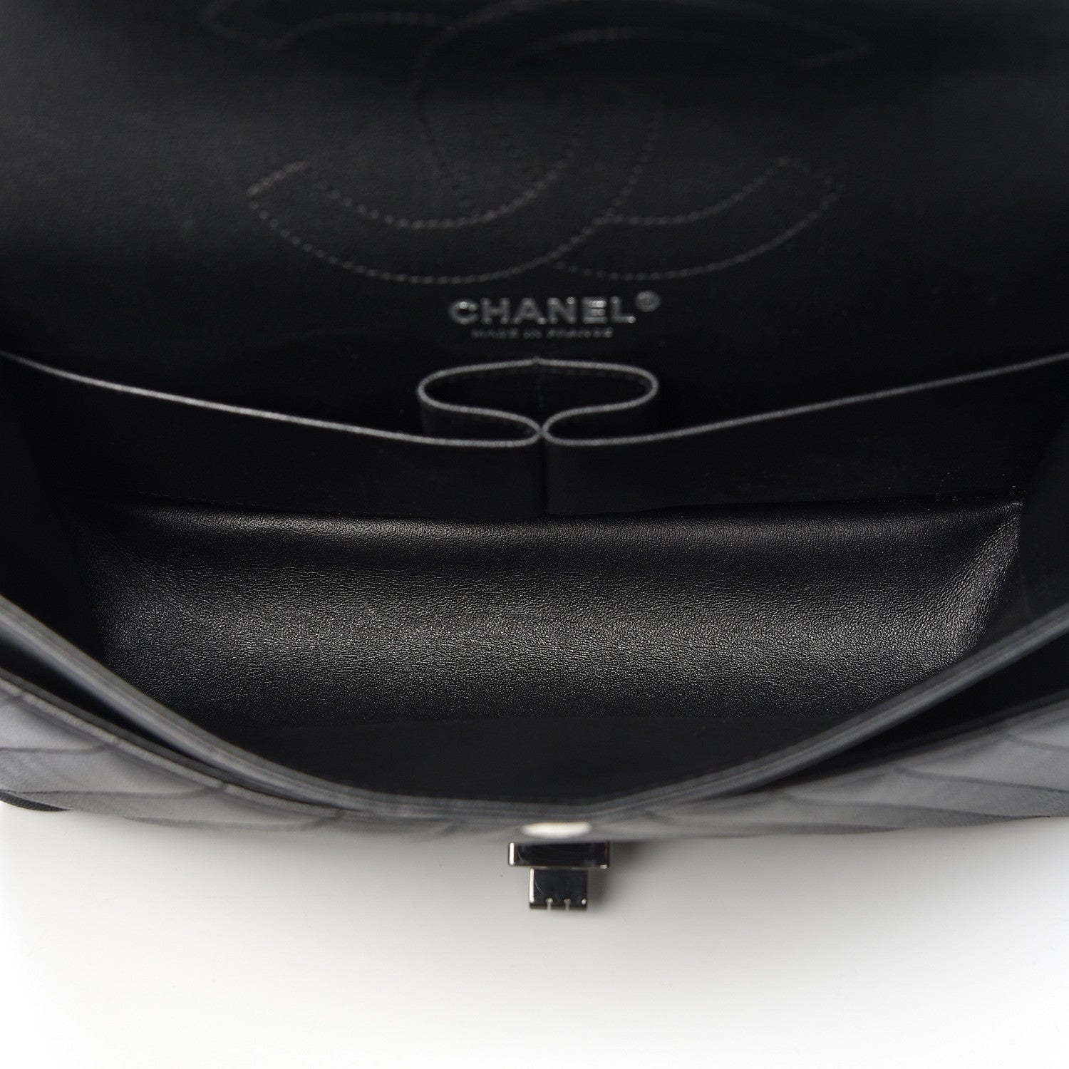 Chanel Sheepskin Chevron Quilted 2.55 Reissue 226 Flap So Black 5 of 14
