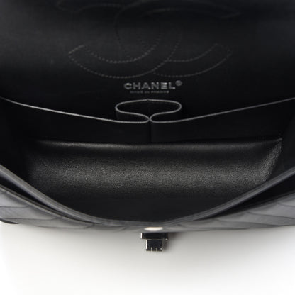 Chanel Sheepskin Chevron Quilted 2.55 Reissue 226 Flap So Black 5 of 14