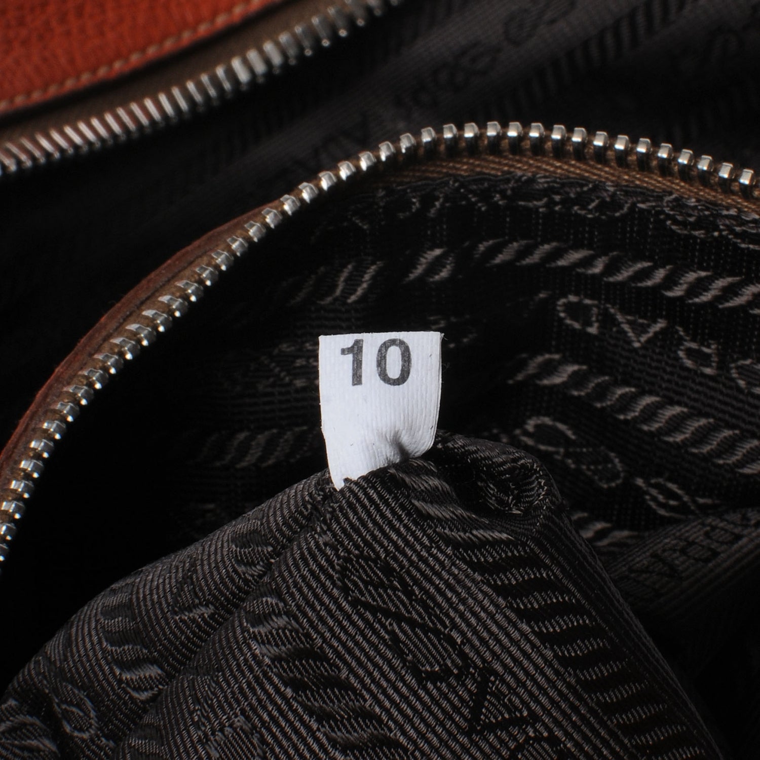 Prada Vitello Daino Bauletto Bowler Rame 7 of 10