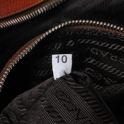 Prada Vitello Daino Bauletto Bowler Rame 7 of 10