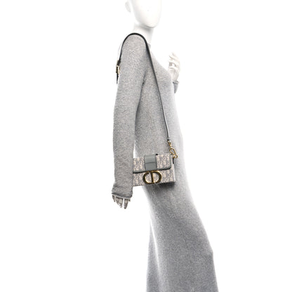 Christian Dior Oblique 30 Montaigne Box Bag Grey 2 of 10