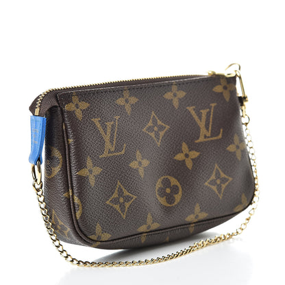 Louis Vuitton Monogram 2019 Christmas Animation Mini Venice Pochette Accessories Blue 3 of 8